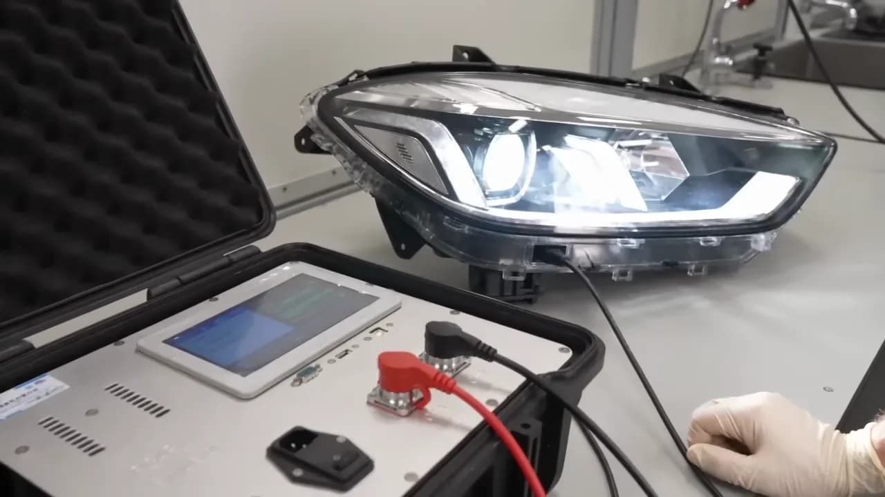 로우빔·DRL 점등 확인